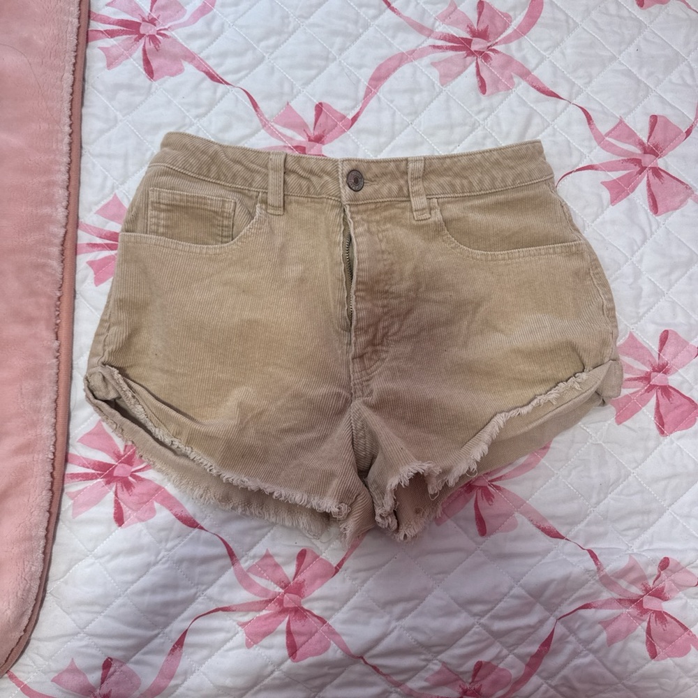 Forever 21 Tan Jean Shorts
